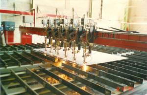 Flame cutting